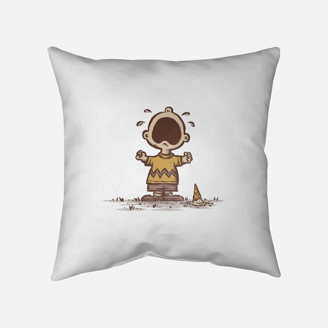 Anguish-none removable cover throw pillow-kg07