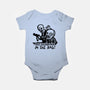 Put The Brains In The Bag-baby basic onesie-Spacedat120