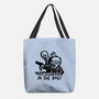 Put The Brains In The Bag-none basic tote bag-Spacedat120