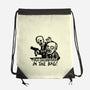 Put The Brains In The Bag-none drawstring bag-Spacedat120