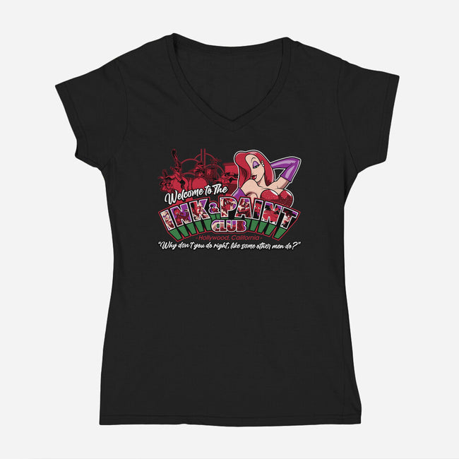 IPC Hollywood-womens v-neck tee-goodidearyan