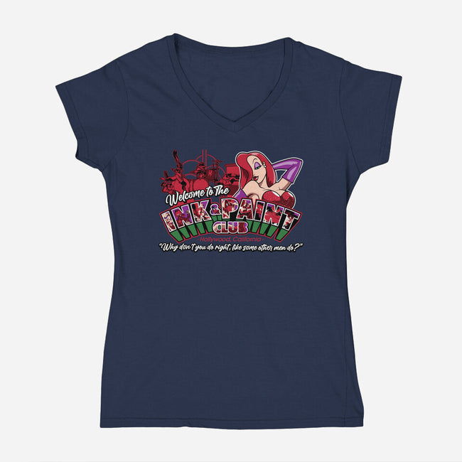 IPC Hollywood-womens v-neck tee-goodidearyan
