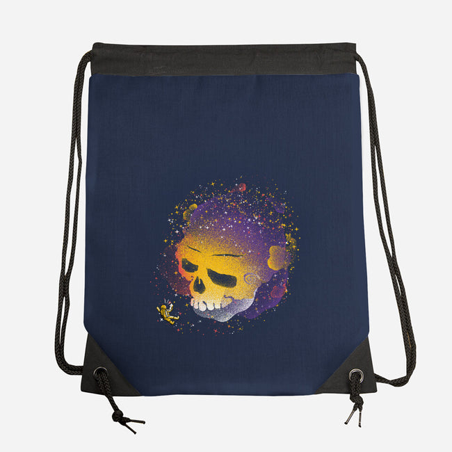 Skull Galaxy-none drawstring bag-tobefonseca