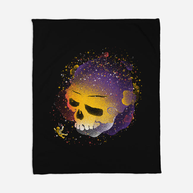 Skull Galaxy-none fleece blanket-tobefonseca
