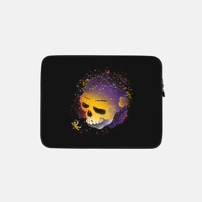 Skull Galaxy-none zippered laptop sleeve-tobefonseca