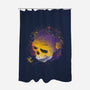 Skull Galaxy-none polyester shower curtain-tobefonseca