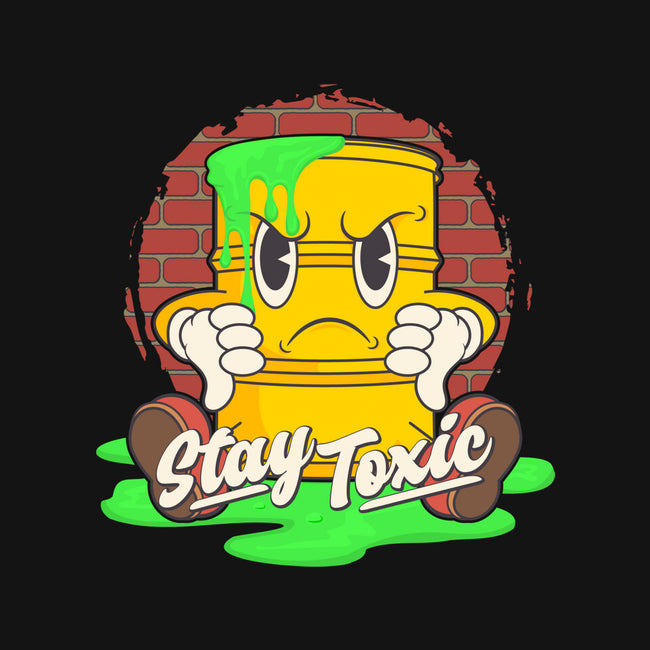 Stay Toxic-none polyester shower curtain-RoboMega