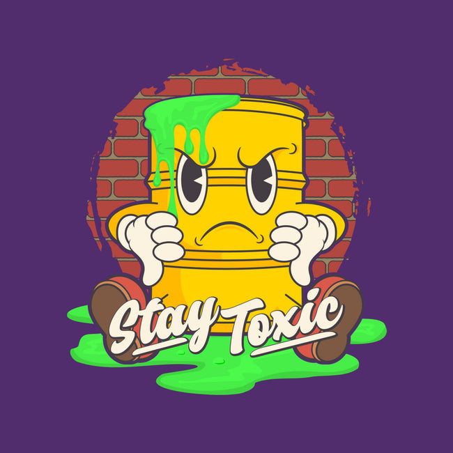 Stay Toxic-none beach towel-RoboMega