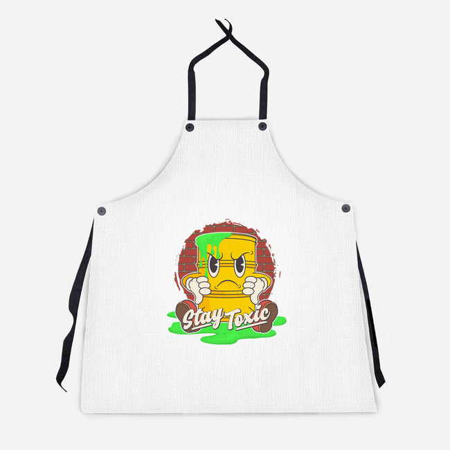 Stay Toxic-unisex kitchen apron-RoboMega
