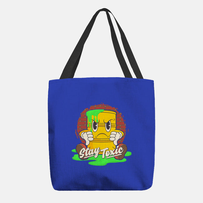 Stay Toxic-none basic tote bag-RoboMega