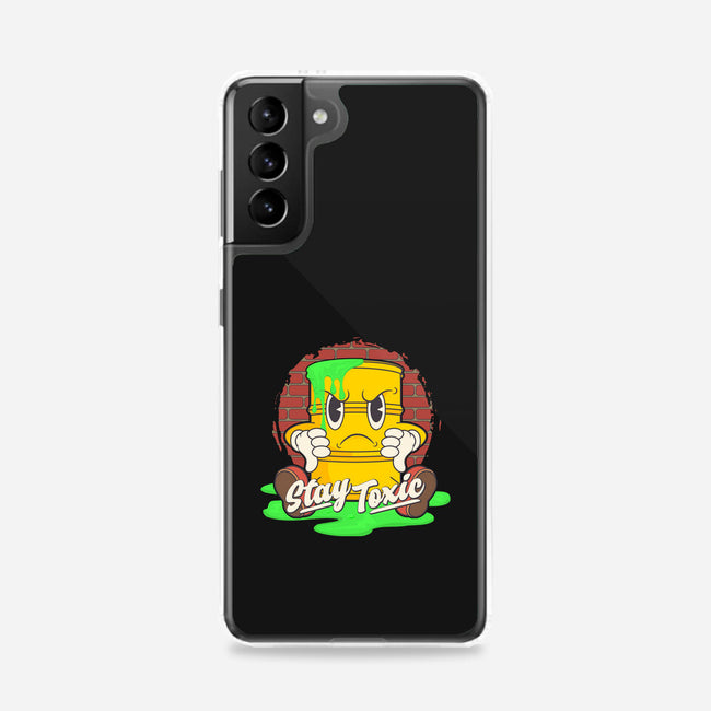 Stay Toxic-samsung snap phone case-RoboMega