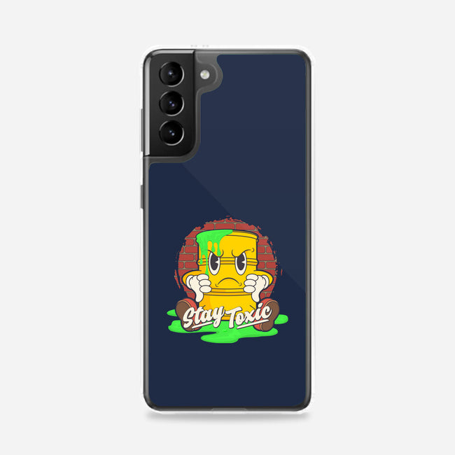 Stay Toxic-samsung snap phone case-RoboMega