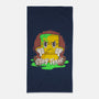 Stay Toxic-none beach towel-RoboMega