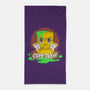 Stay Toxic-none beach towel-RoboMega