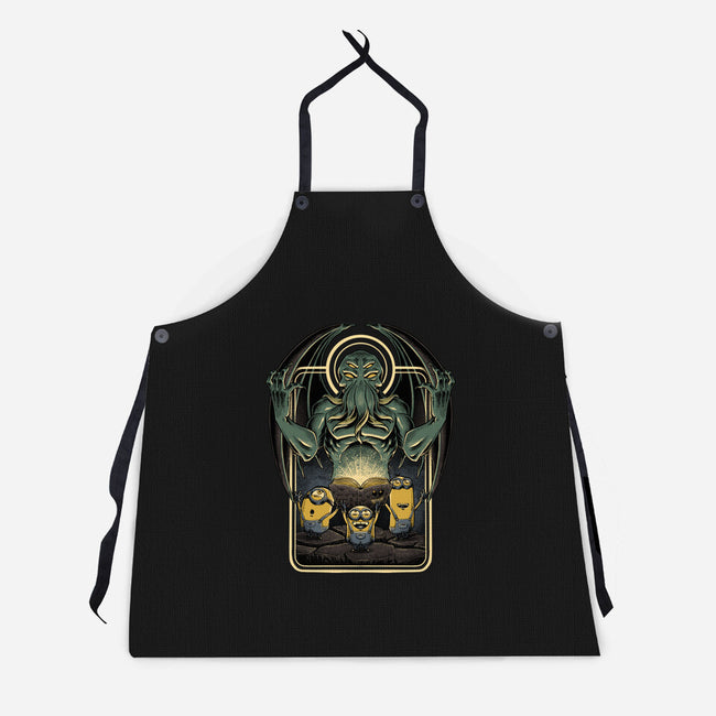 Evil Master-unisex kitchen apron-Studio Mootant
