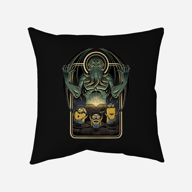 Evil Master-none removable cover w insert throw pillow-Studio Mootant