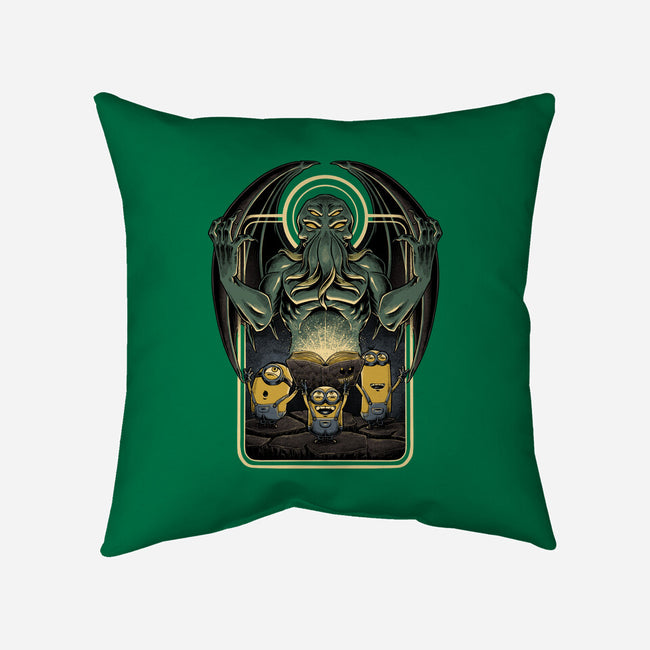Evil Master-none removable cover w insert throw pillow-Studio Mootant