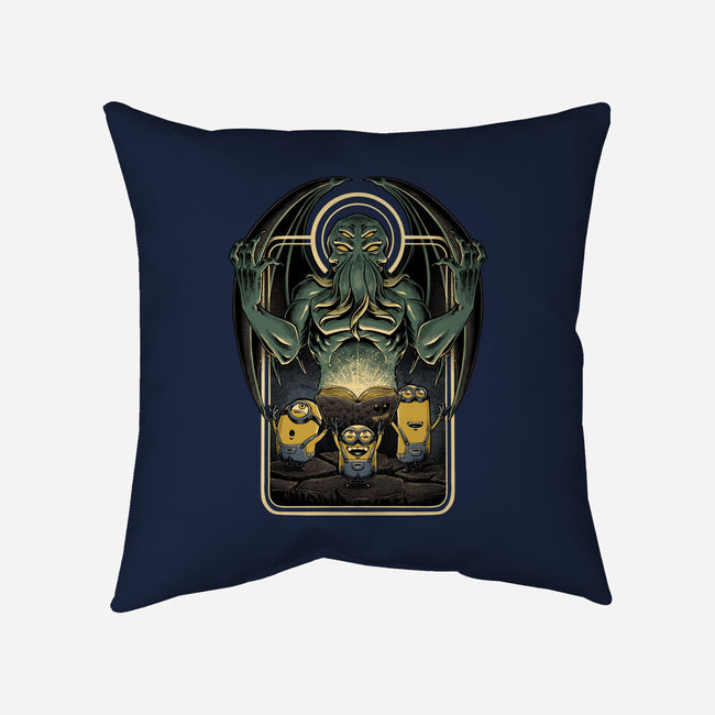 Evil Master-none removable cover w insert throw pillow-Studio Mootant