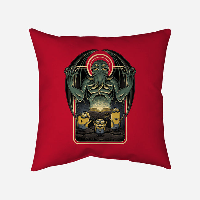 Evil Master-none removable cover w insert throw pillow-Studio Mootant