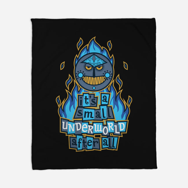 Small Underworld-none fleece blanket-Studio Mootant