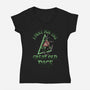 Great Old Dice-womens v-neck tee-Studio Mootant