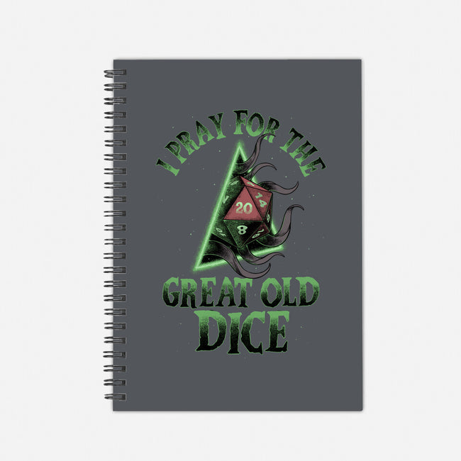 Great Old Dice-none dot grid notebook-Studio Mootant