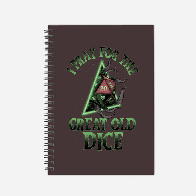 Great Old Dice-none dot grid notebook-Studio Mootant