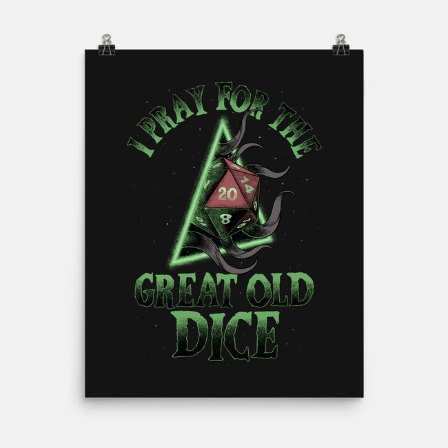 Great Old Dice-none matte poster-Studio Mootant