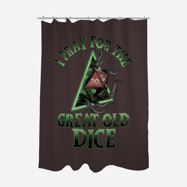 Great Old Dice-none polyester shower curtain-Studio Mootant