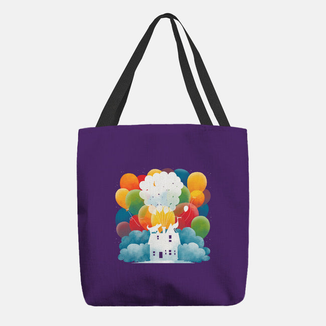 Sky Home-none basic tote bag-Vallina84