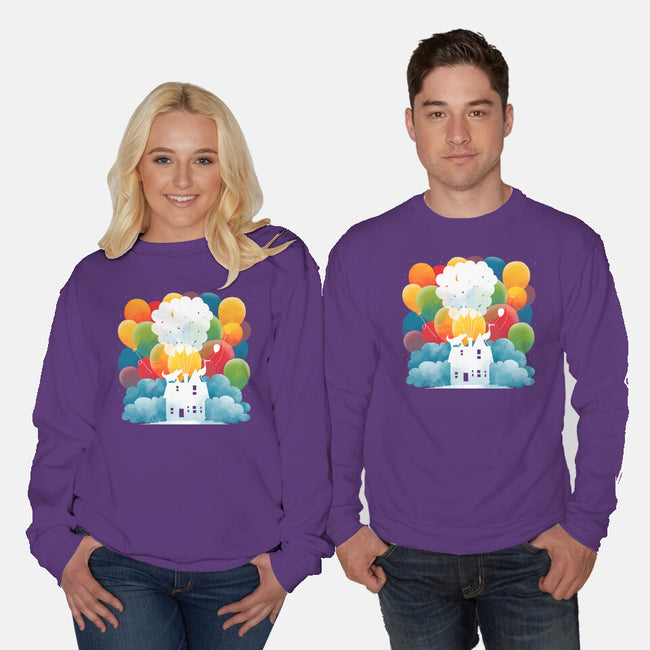 Sky Home-unisex crew neck sweatshirt-Vallina84
