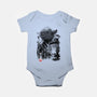 The Master In The Swamp Sumi-e-baby basic onesie-DrMonekers