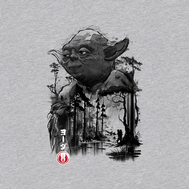 The Master In The Swamp Sumi-e-unisex pullover sweatshirt-DrMonekers