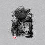 The Master In The Swamp Sumi-e-womens v-neck tee-DrMonekers