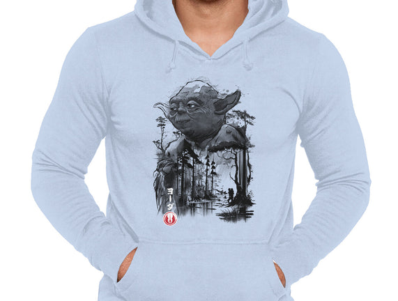 The Master In The Swamp Sumi-e