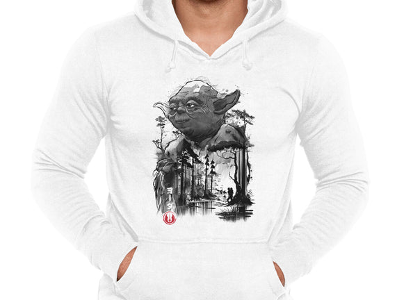 The Master In The Swamp Sumi-e