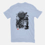 The Master In The Swamp Sumi-e-womens basic tee-DrMonekers