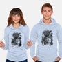 The Master In The Swamp Sumi-e-unisex pullover sweatshirt-DrMonekers