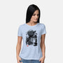 The Master In The Swamp Sumi-e-womens basic tee-DrMonekers