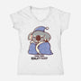 I Want Some Koalaty Sleep-womens v-neck tee-TechraNova