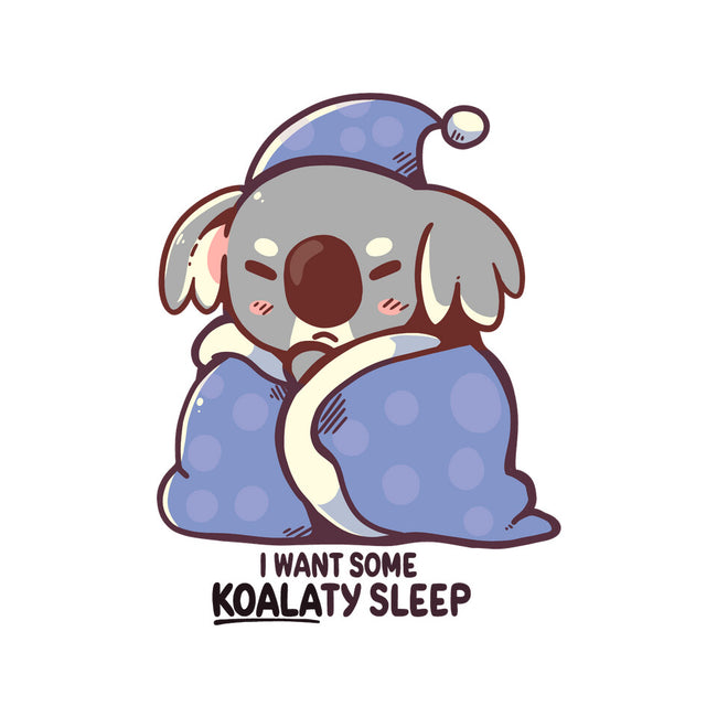I Want Some Koalaty Sleep-dog basic pet tank-TechraNova