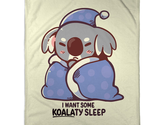 I Want Some Koalaty Sleep