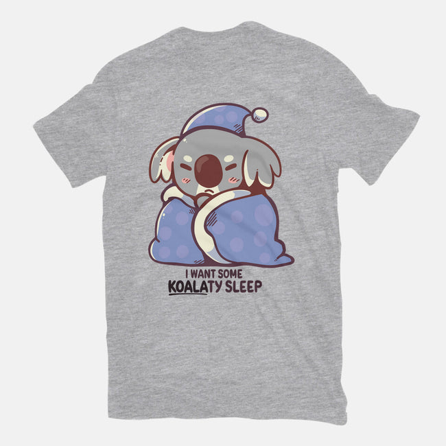 I Want Some Koalaty Sleep-womens fitted tee-TechraNova