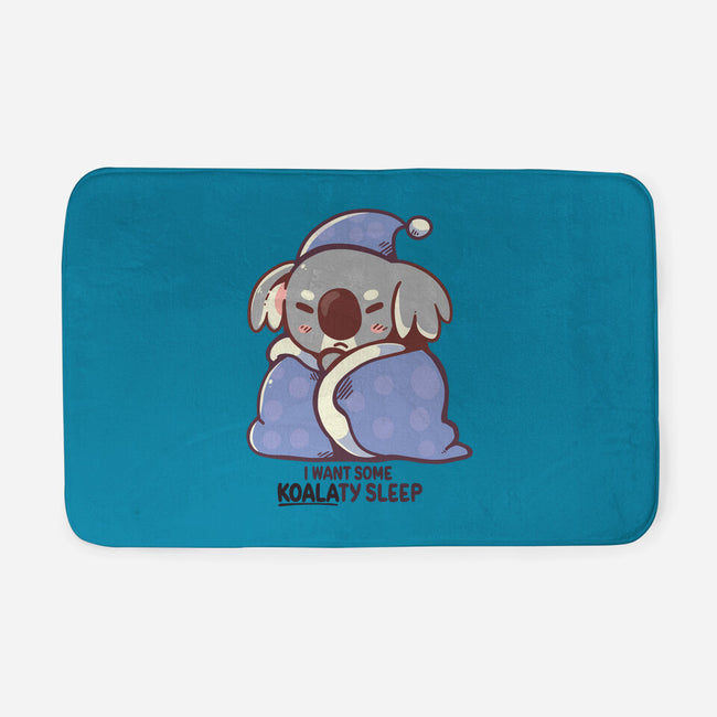 I Want Some Koalaty Sleep-none memory foam bath mat-TechraNova