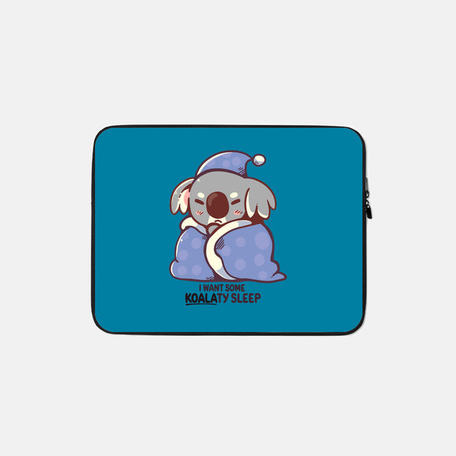 I Want Some Koalaty Sleep-none zippered laptop sleeve-TechraNova