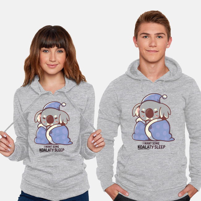 I Want Some Koalaty Sleep-unisex pullover sweatshirt-TechraNova