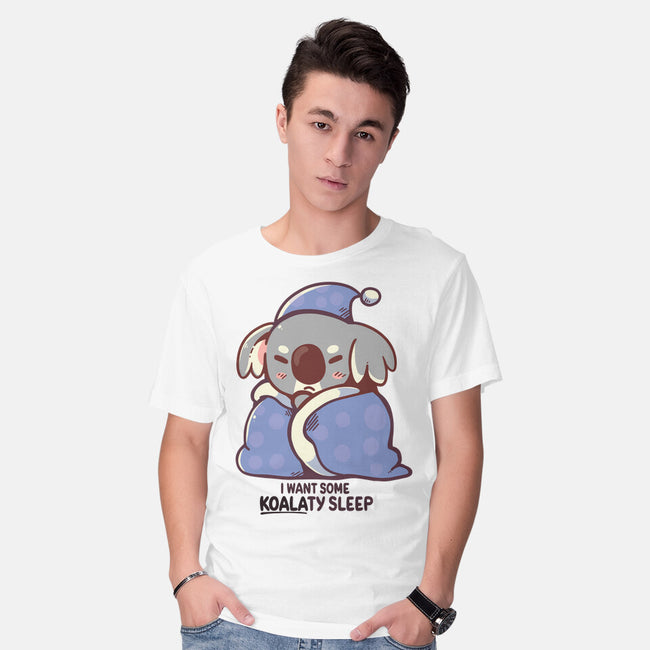 I Want Some Koalaty Sleep-mens basic tee-TechraNova