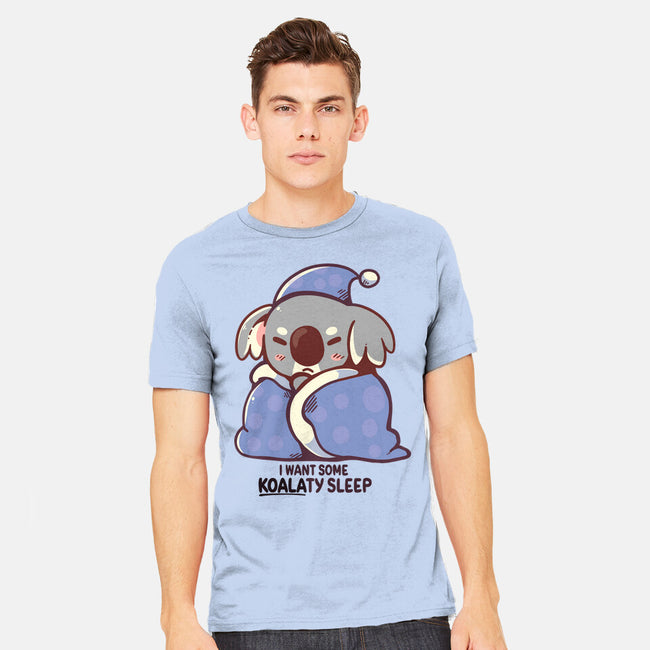 I Want Some Koalaty Sleep-mens heavyweight tee-TechraNova