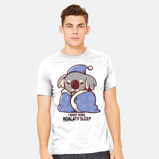 I Want Some Koalaty Sleep-mens heavyweight tee-TechraNova