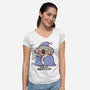 I Want Some Koalaty Sleep-womens v-neck tee-TechraNova